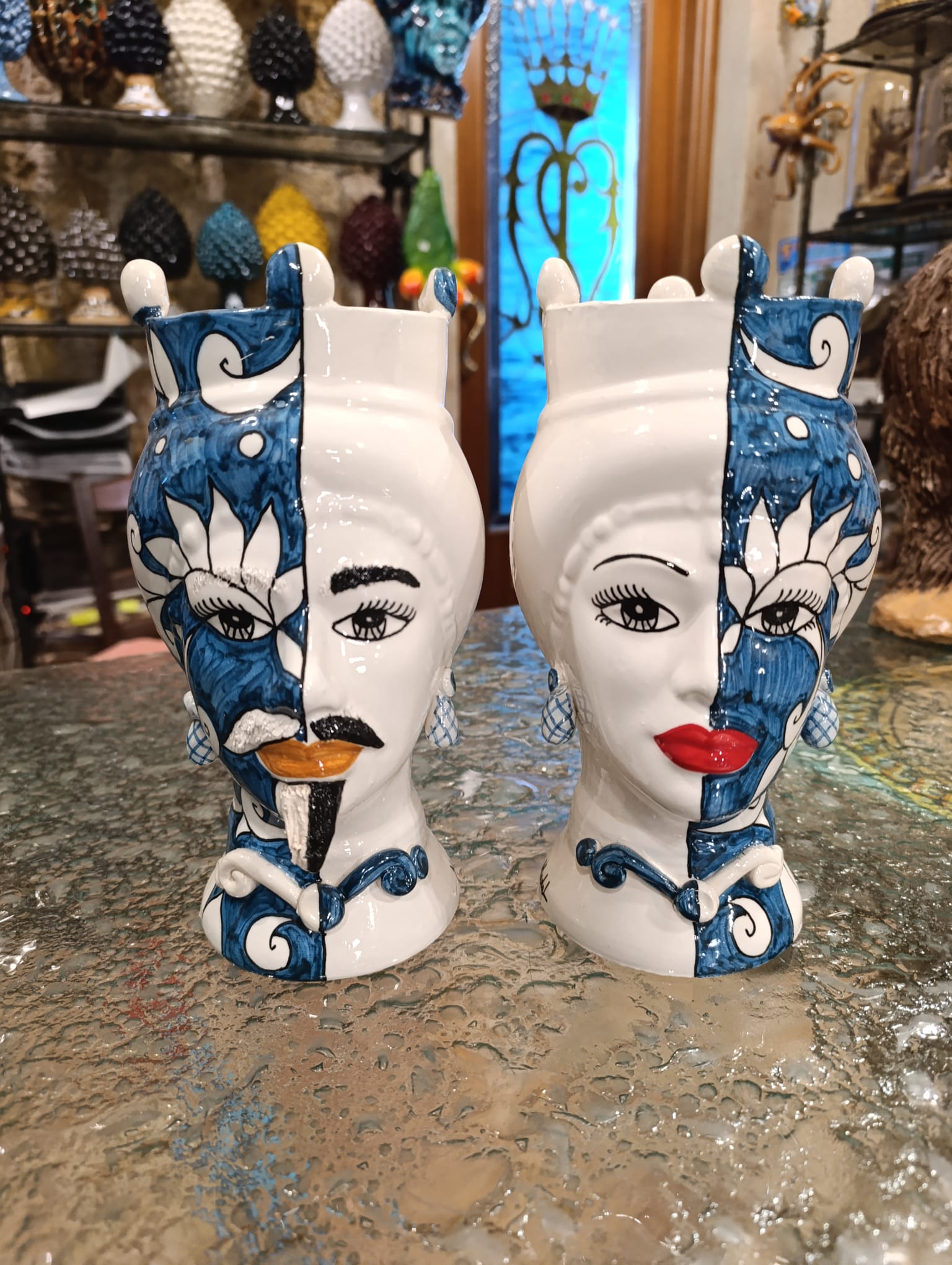 Coppia teste del Moro